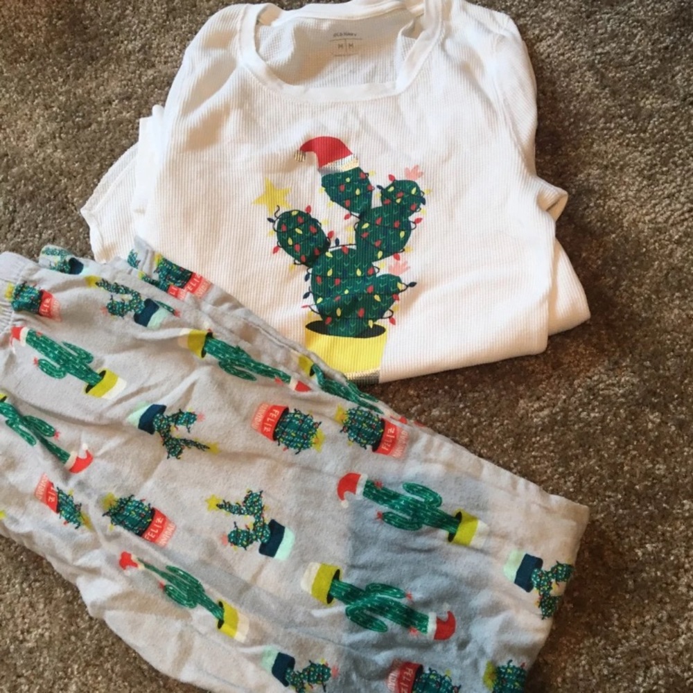 Matching Christmas pj’s